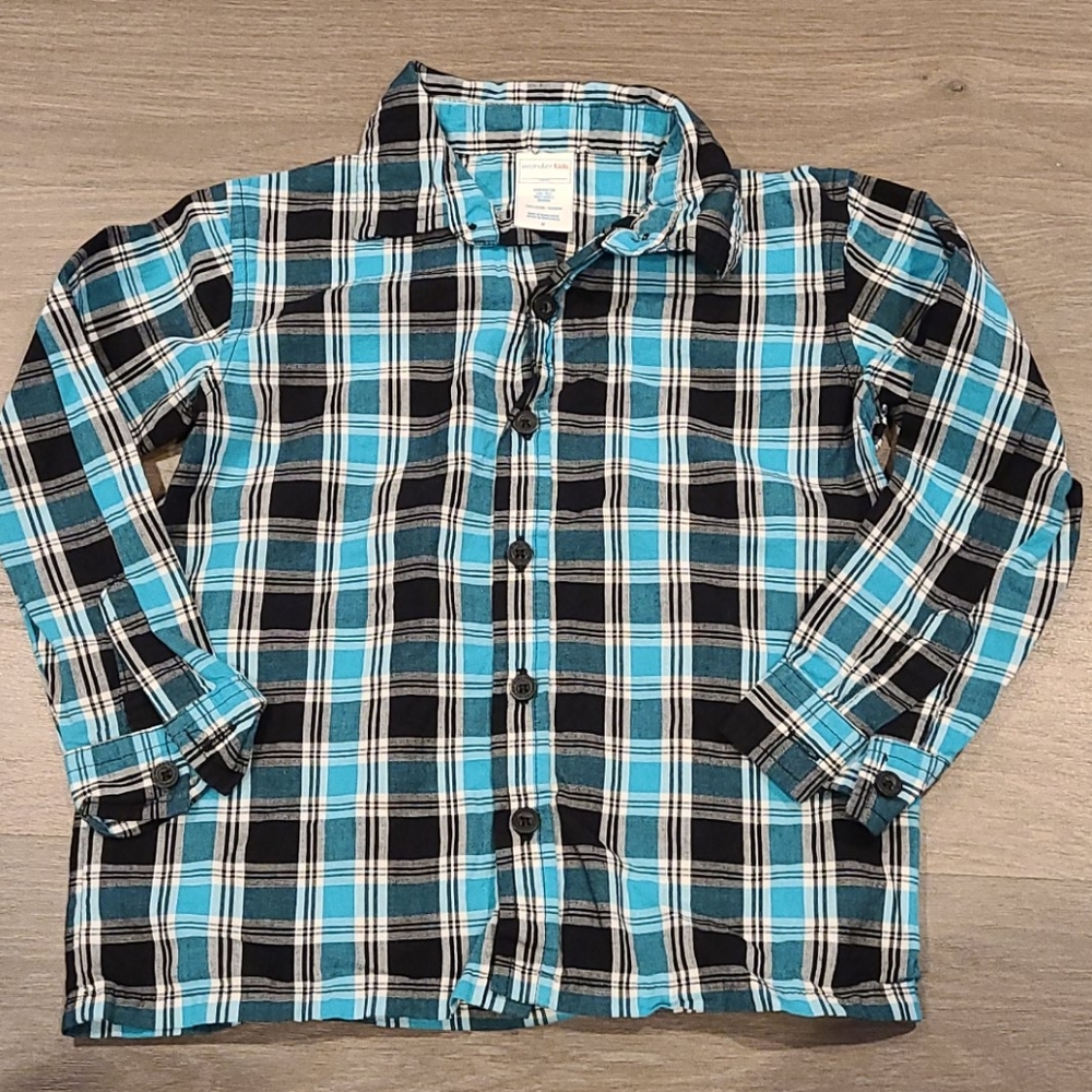 Wonder Kids Plaid Shirt 4T